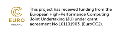 This project has received funding from the European High-Performance Computing Joint Undertaking (JU) under grant agreement No 101101903. (EuroCC2).