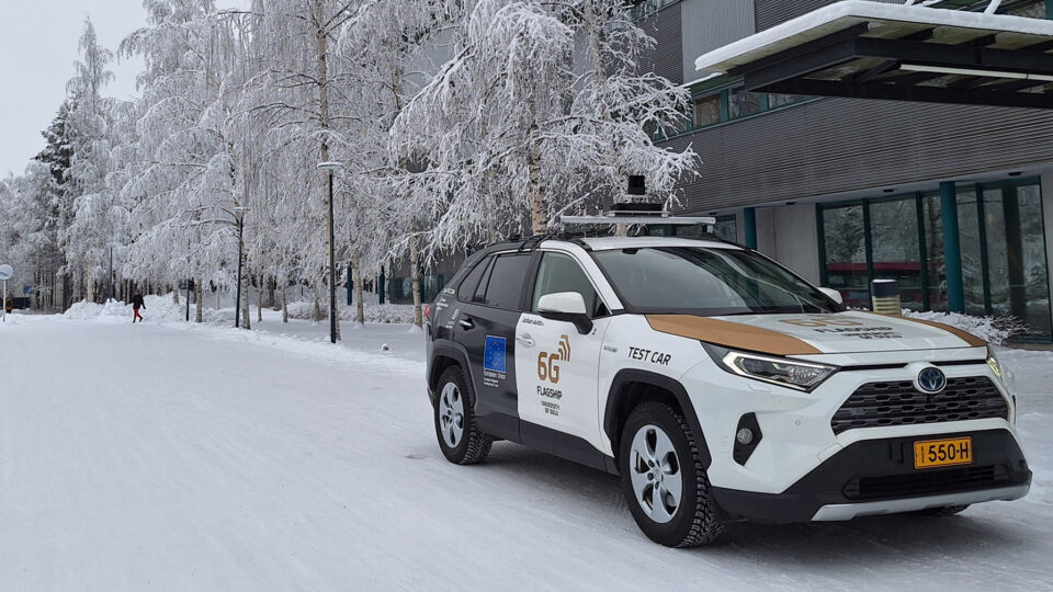 Research group's Toyota RAV4 research vehicle. Copyright: research group