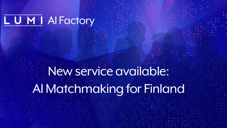 New service available: AI Matchmaking for Finland